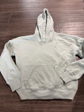 abercrombie kids Sage Green Pullover Hoodie with Pouch Pocket